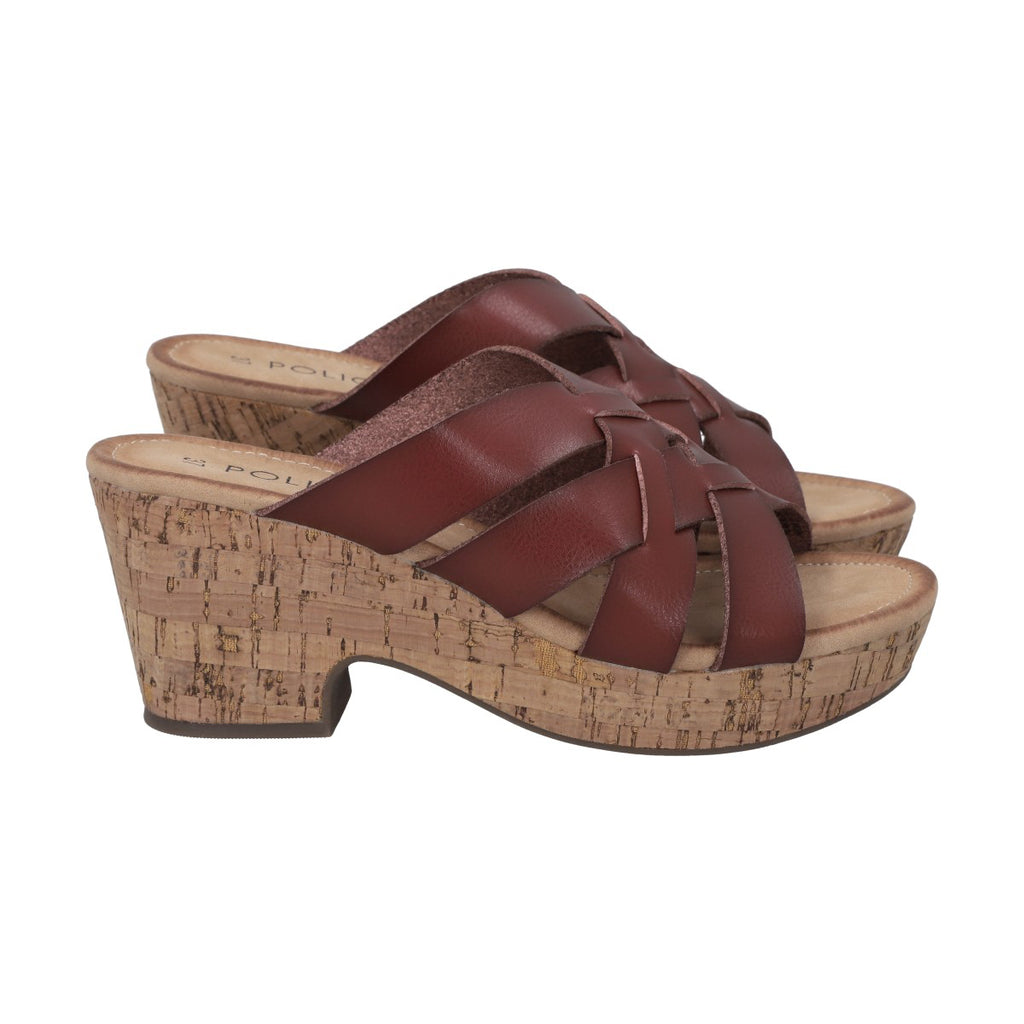 Sandalia Mujer Café Flora Police