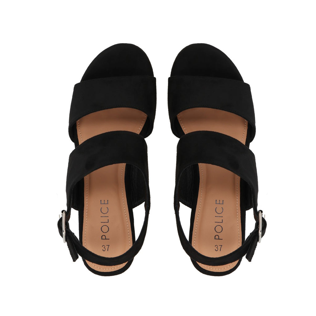 Sandalia Mujer Negro Sofía Police