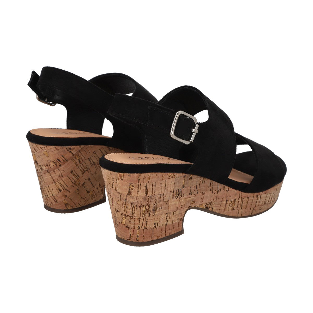 Sandalia Mujer Negro Sofía Police