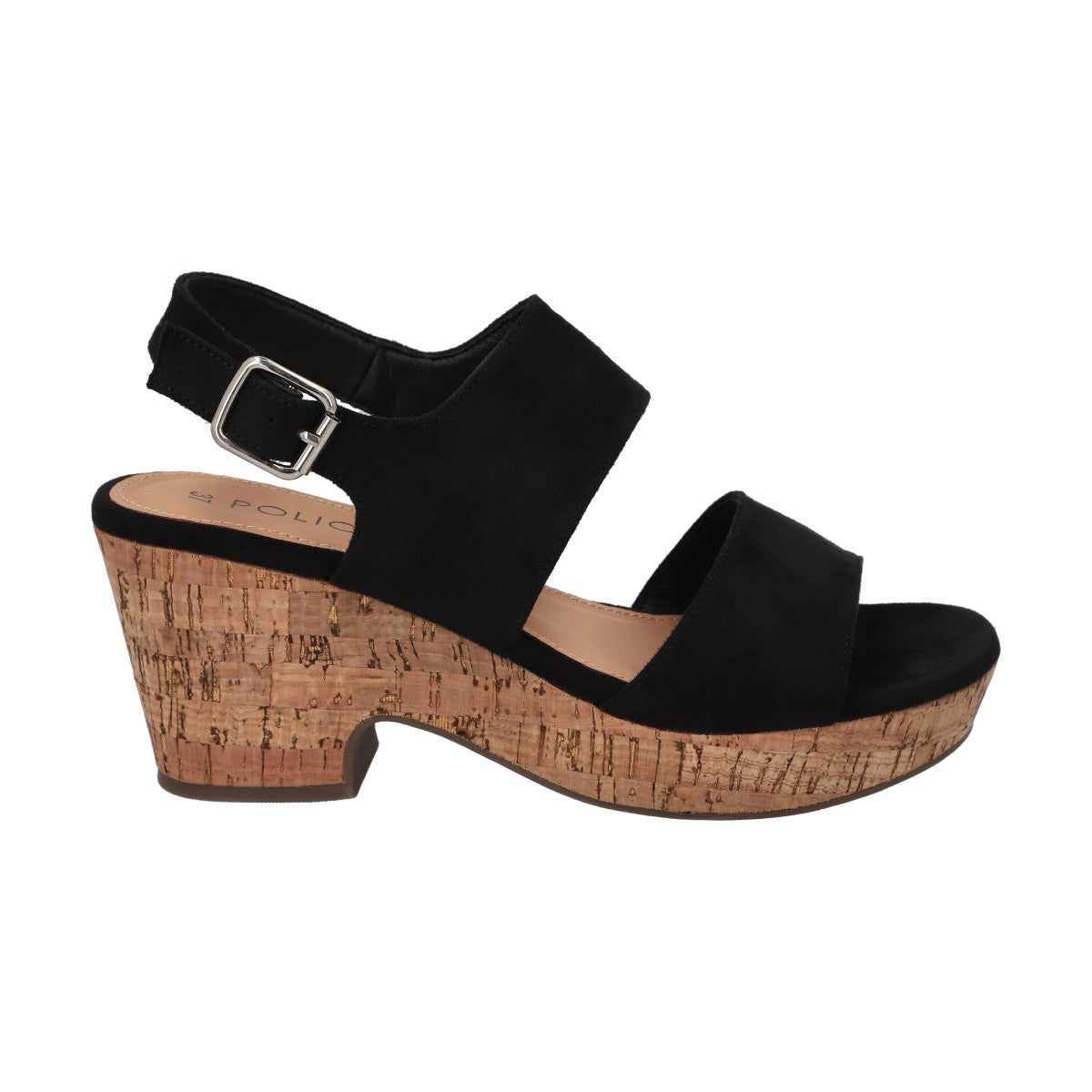 Sandalia Mujer Negro Sofía Police