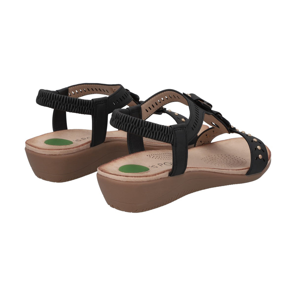 Sandalia Mujer Negro Camila 2  Police