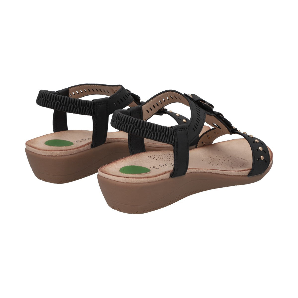 Sandalia Mujer Negro Camila 2  Police