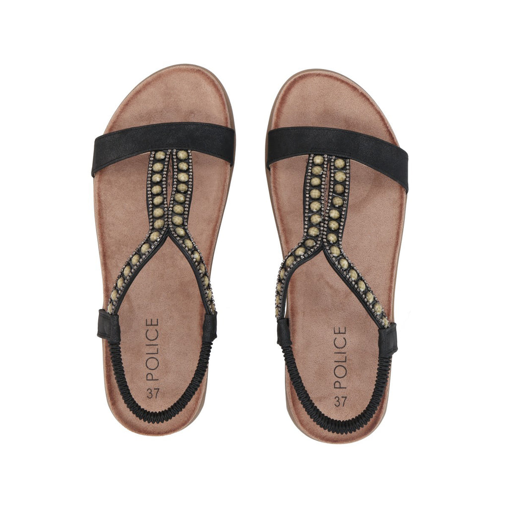 Sandalia Mujer Negro Kelly Police