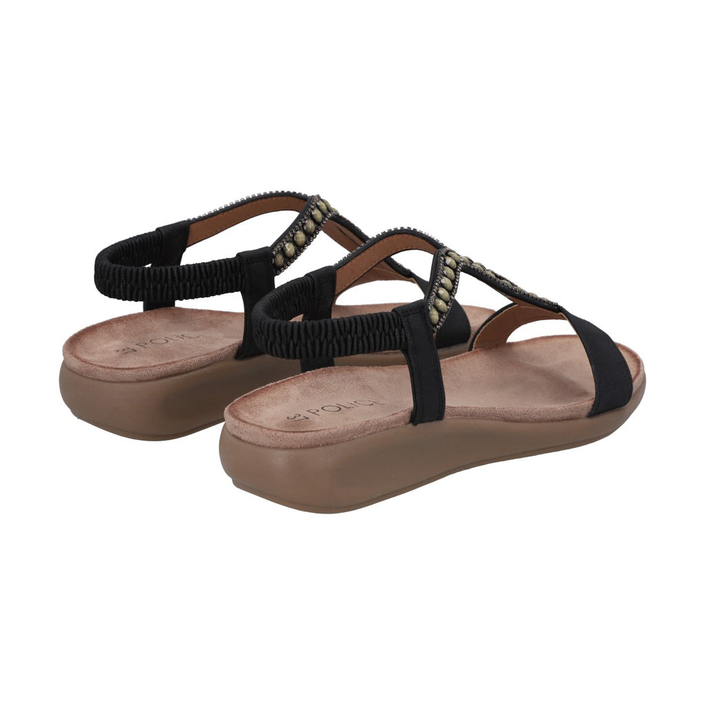 Sandalia Mujer Negro Kelly Police