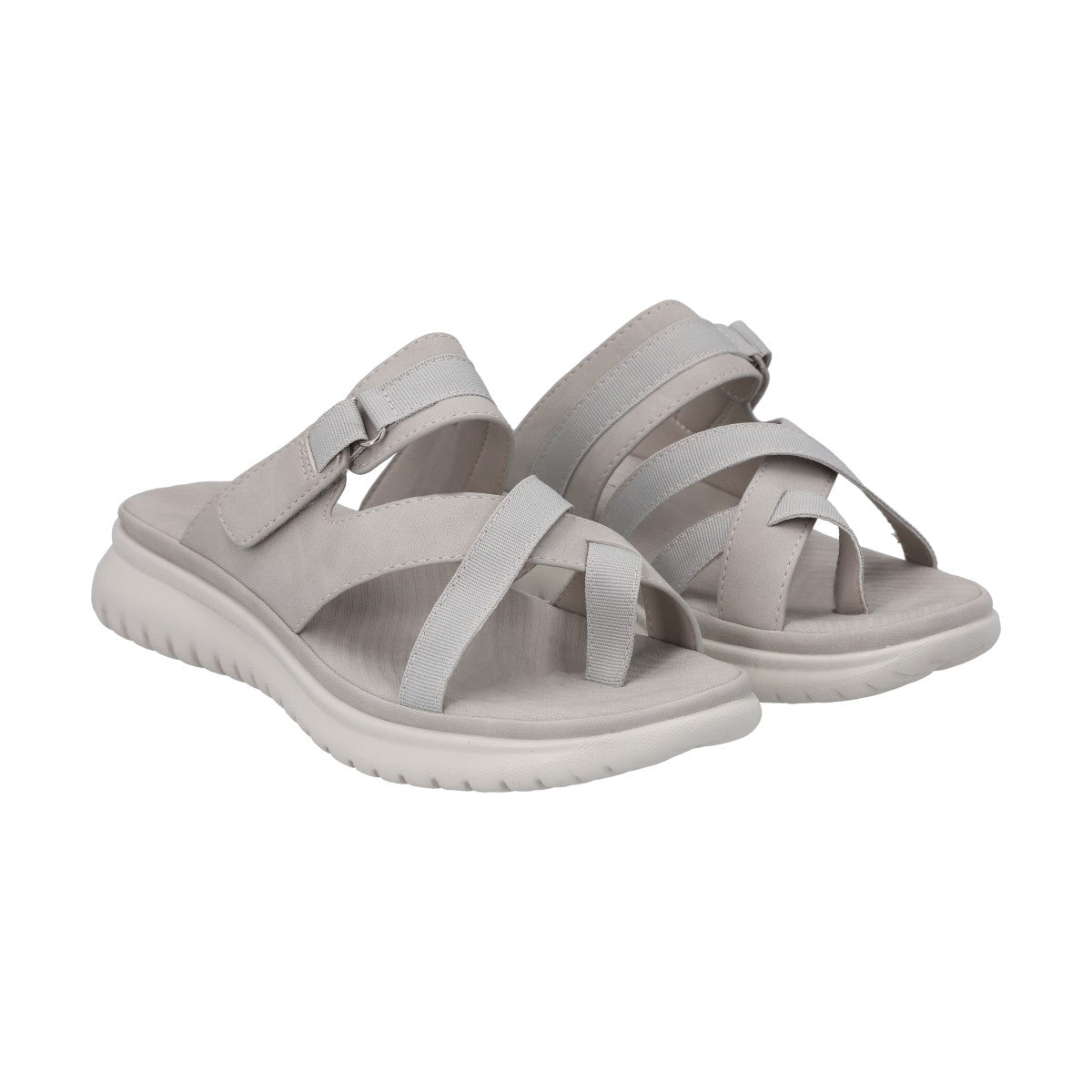 Sandalia Mujer Gris Valentina Police