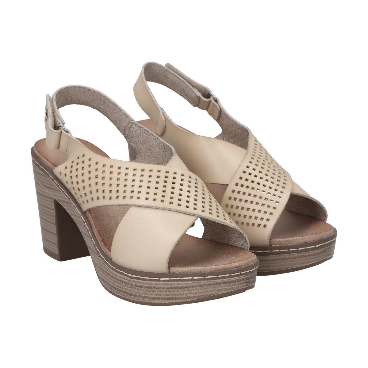Sandalia Mujer Beige Martina 2 Police