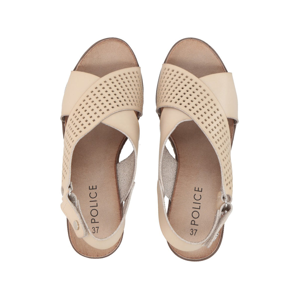 Sandalia Mujer Beige Martina 2 Police
