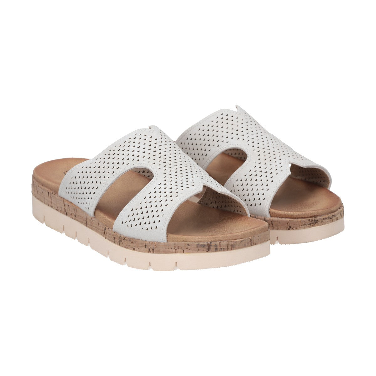 Sandalia Mujer Blanco Beatriz Police