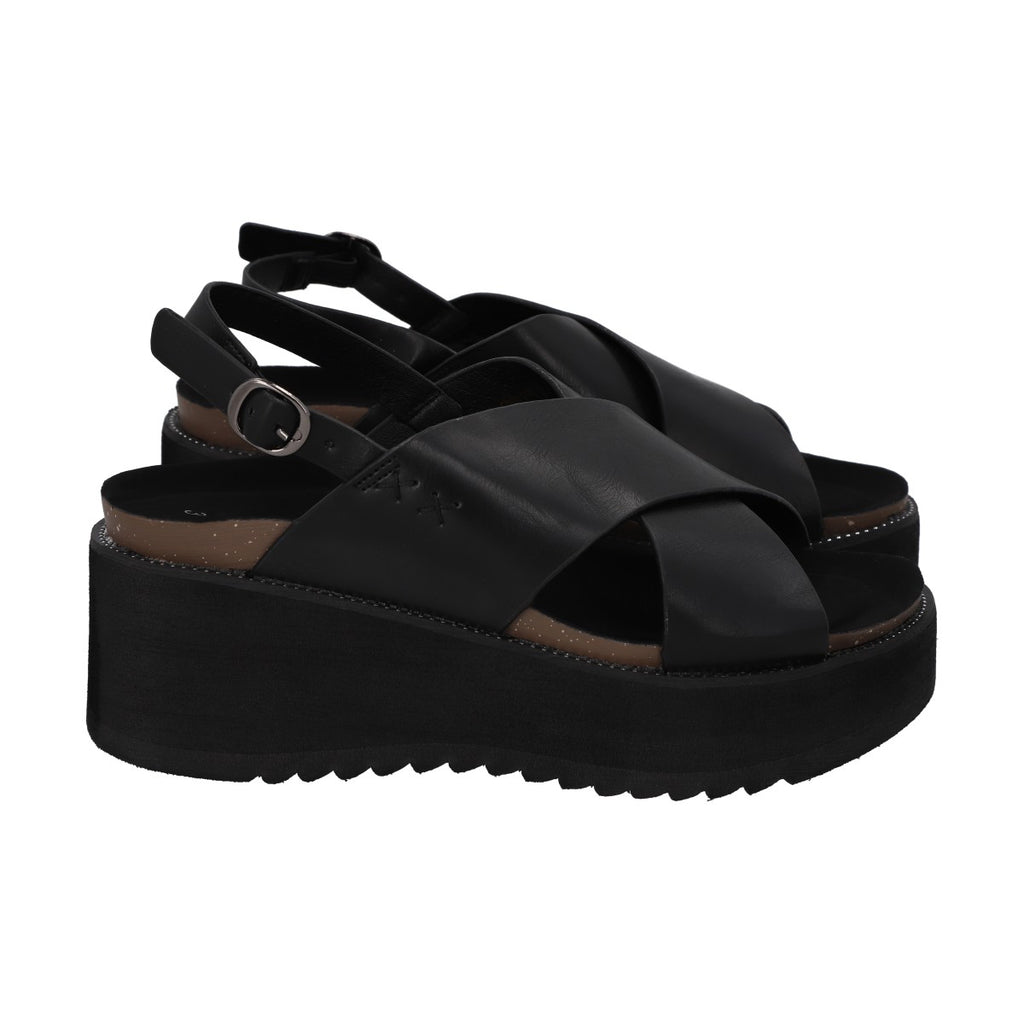 Sandalia Mujer Negro Polly Police