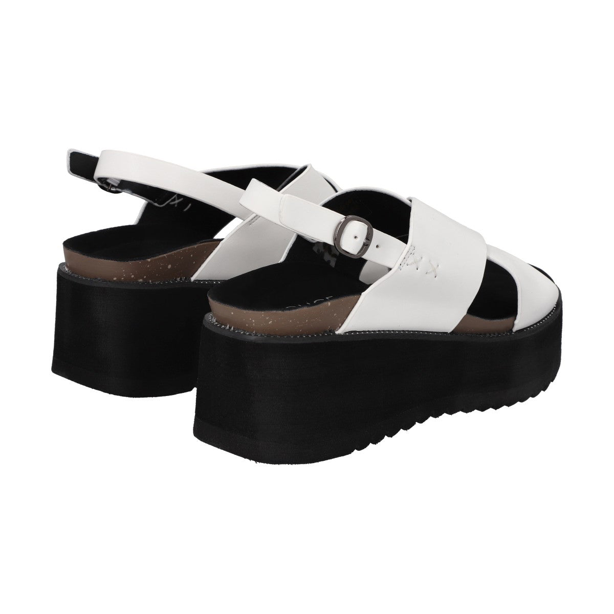 Sandalia Mujer Blanco Plataforma Polly Police