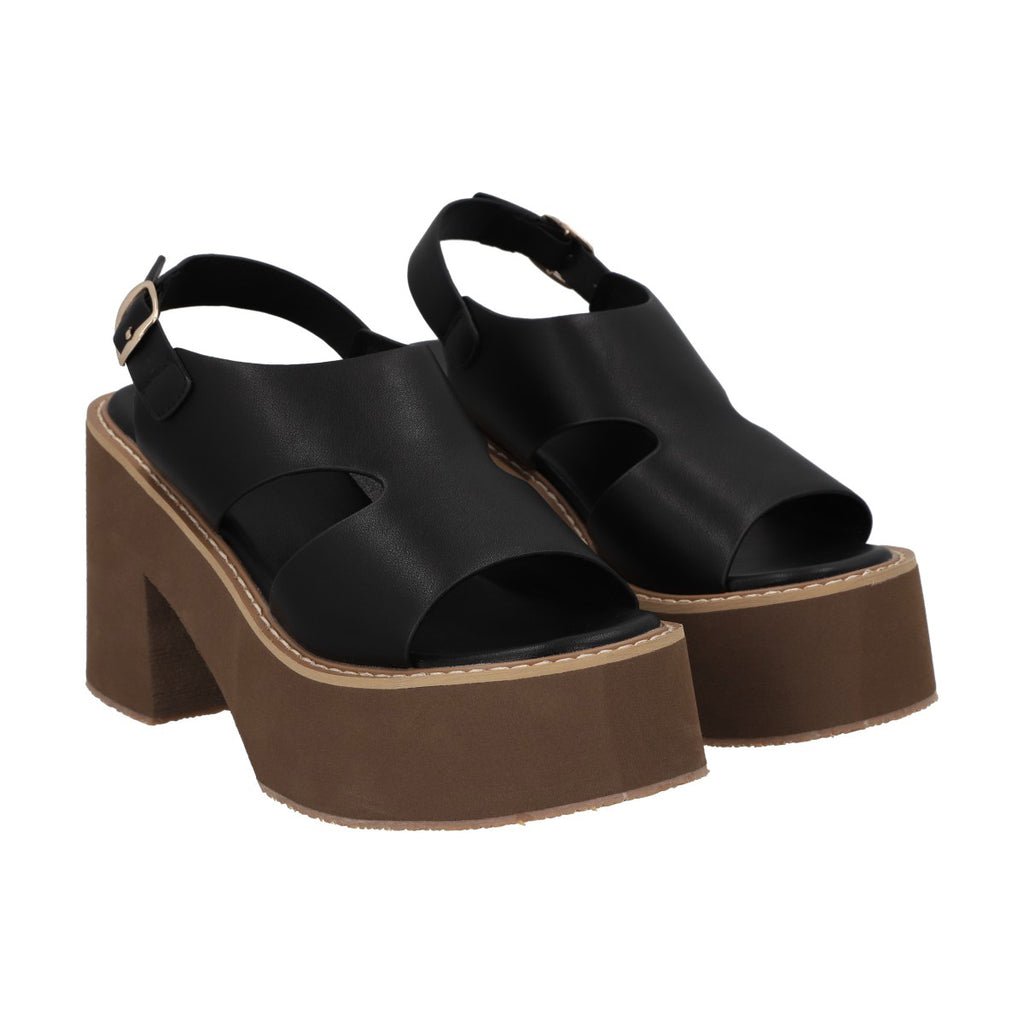 Sandalia Mujer Negro Coqui Police