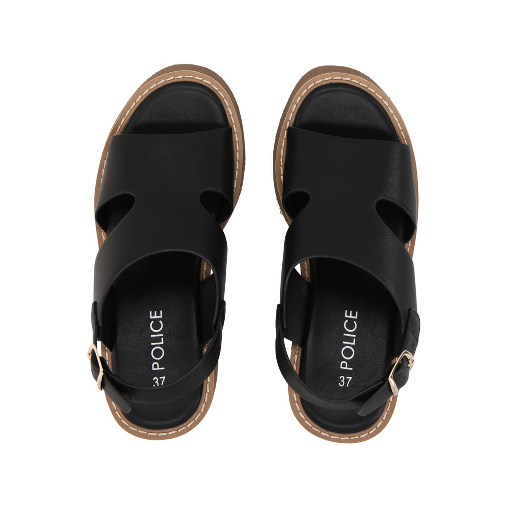 Sandalia Mujer Negro Coqui Police