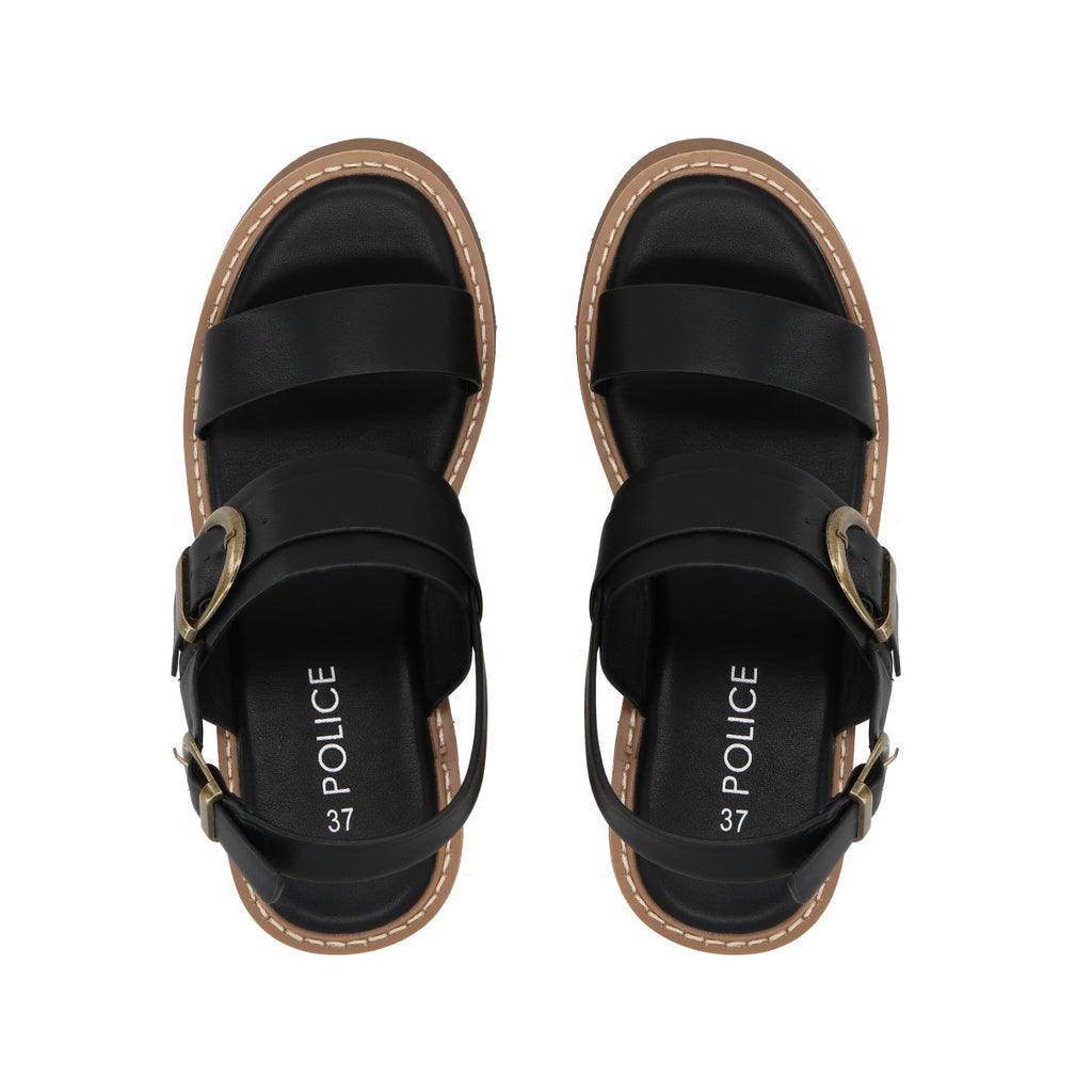 Sandalia Mujer Negro Martina Police