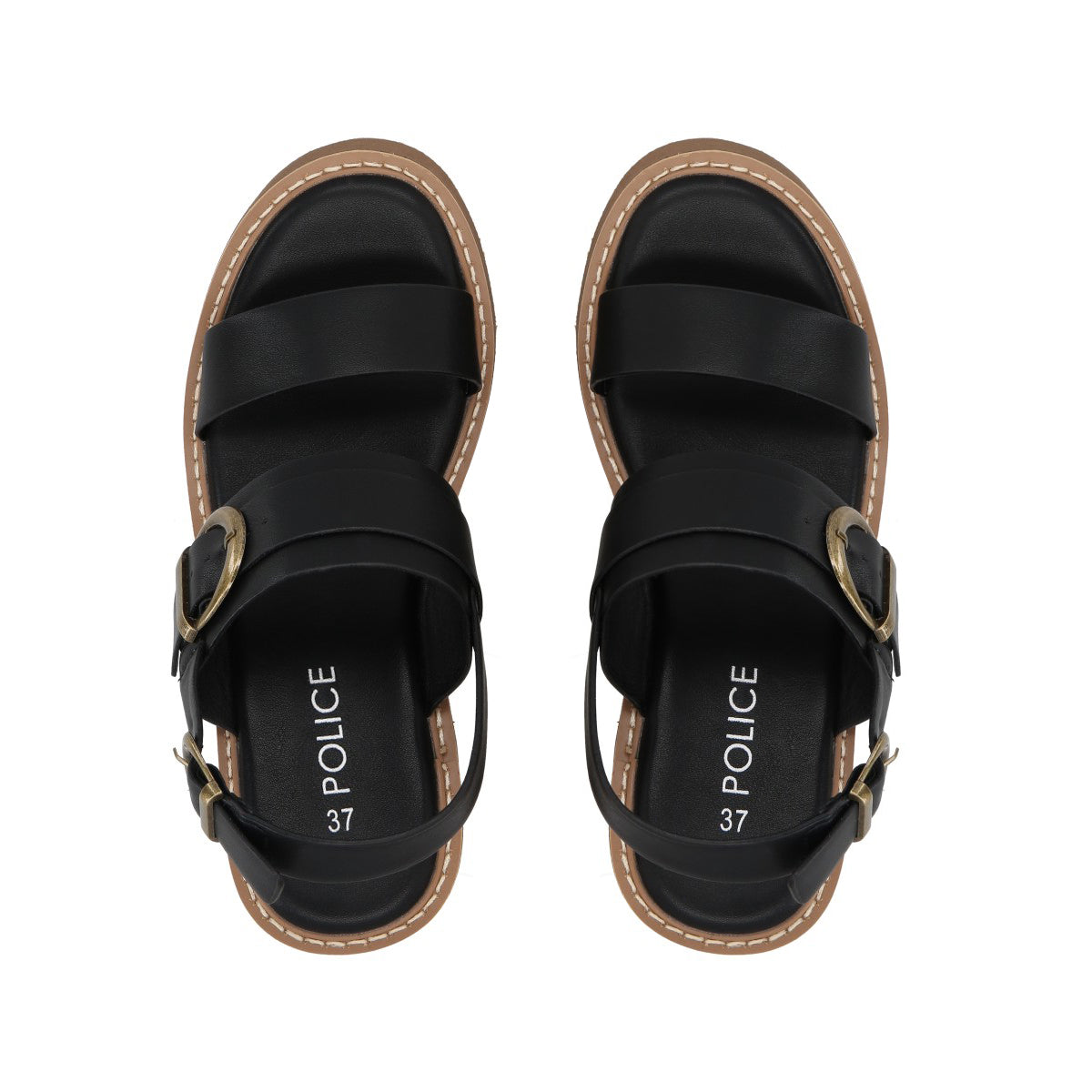 Sandalia Mujer Negro Martina Police