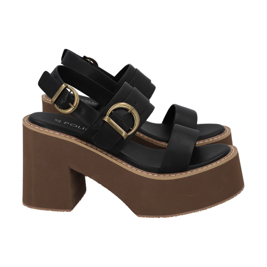 Sandalia Mujer Negro Martina Police