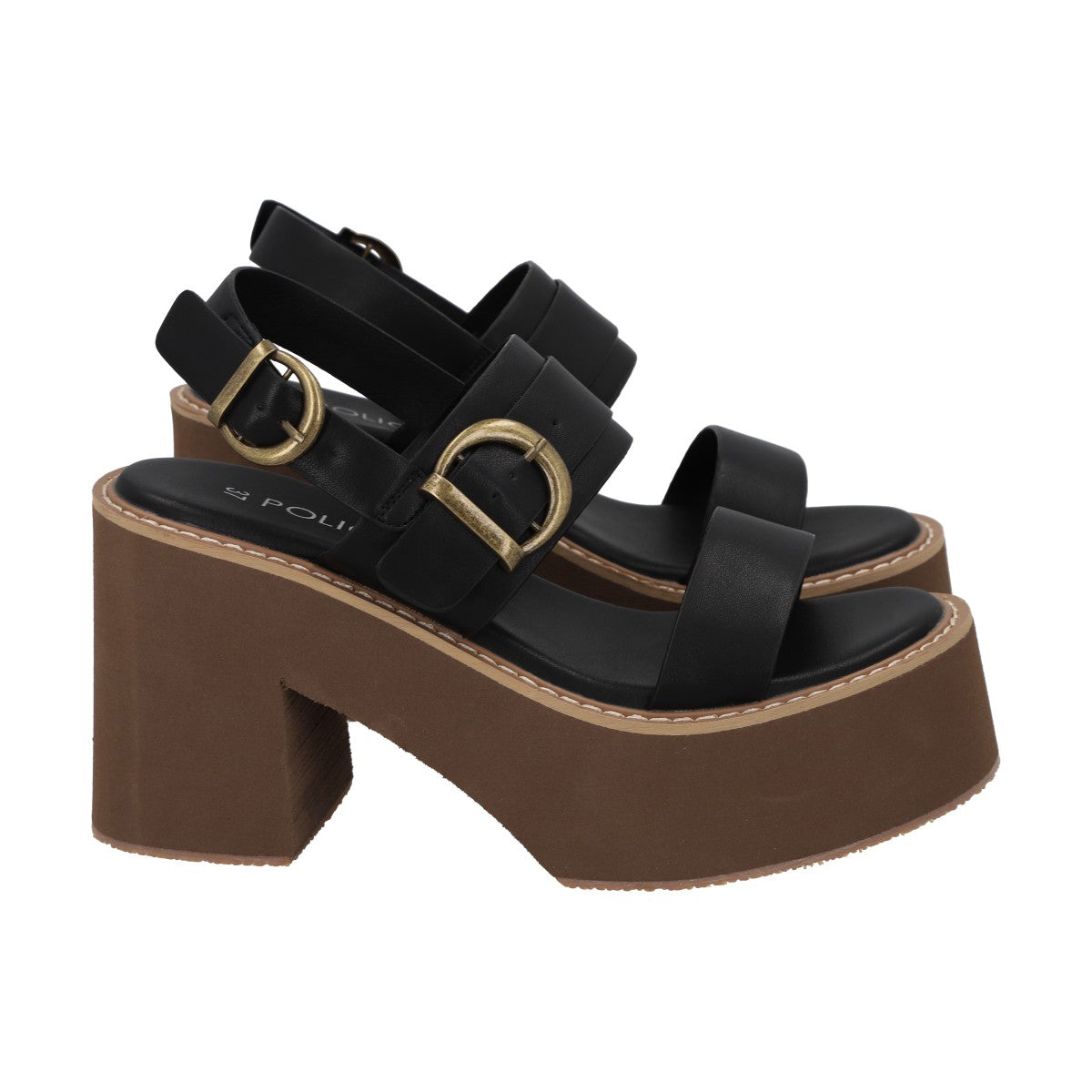 Sandalia Mujer Negro Martina Police