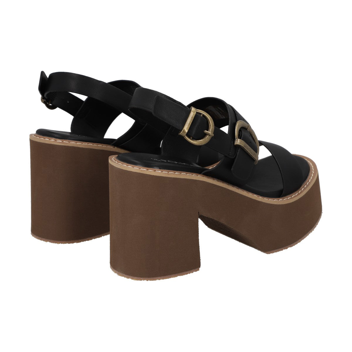 Sandalia Mujer Negro Martina Police