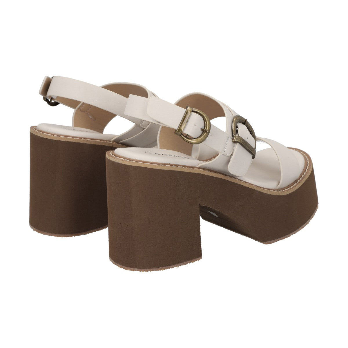 Sandalia Mujer Beige Martina Police