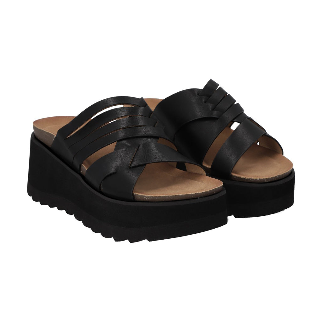 Sandalia Mujer Negro Emilia Police