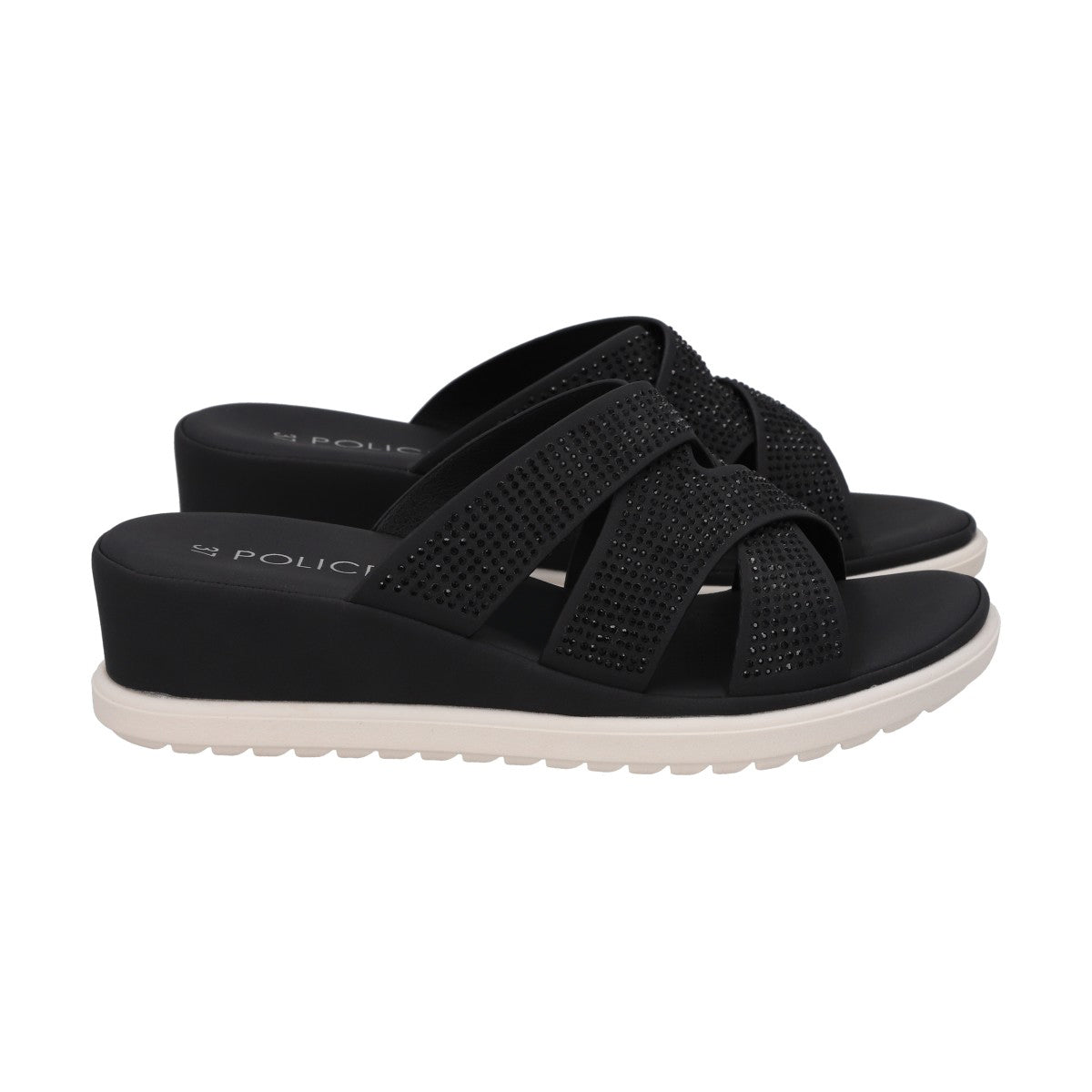 Sandalia Mujer Negro Lili Police