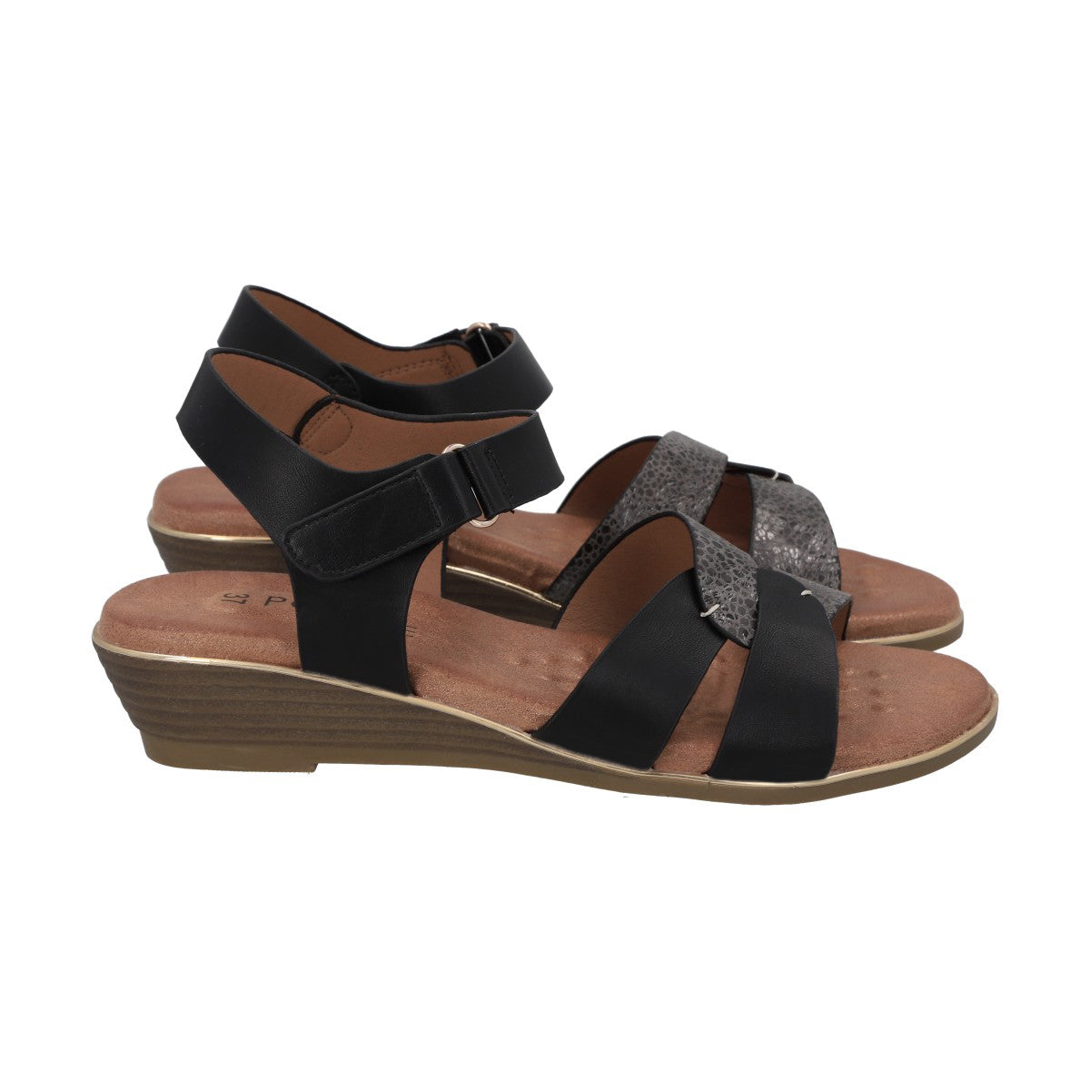 Sandalia Mujer Negro Jacinta Police