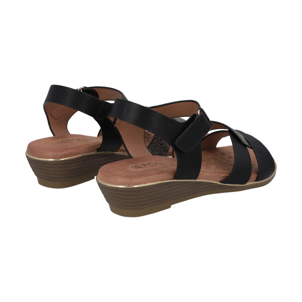 Sandalia Mujer Negro Jacinta Police