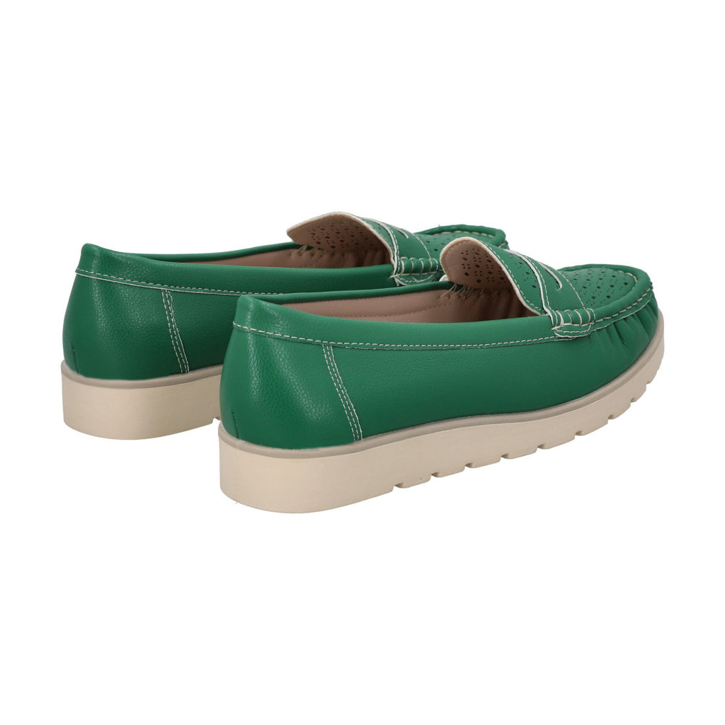 Mocasín Mujer Verde Sonia Police