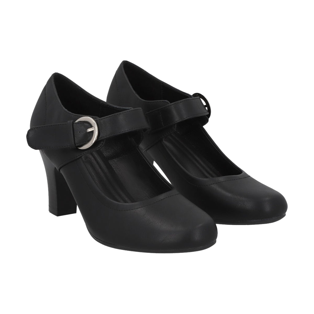 Zapato De Cueca 086 Mujer Negro Police
