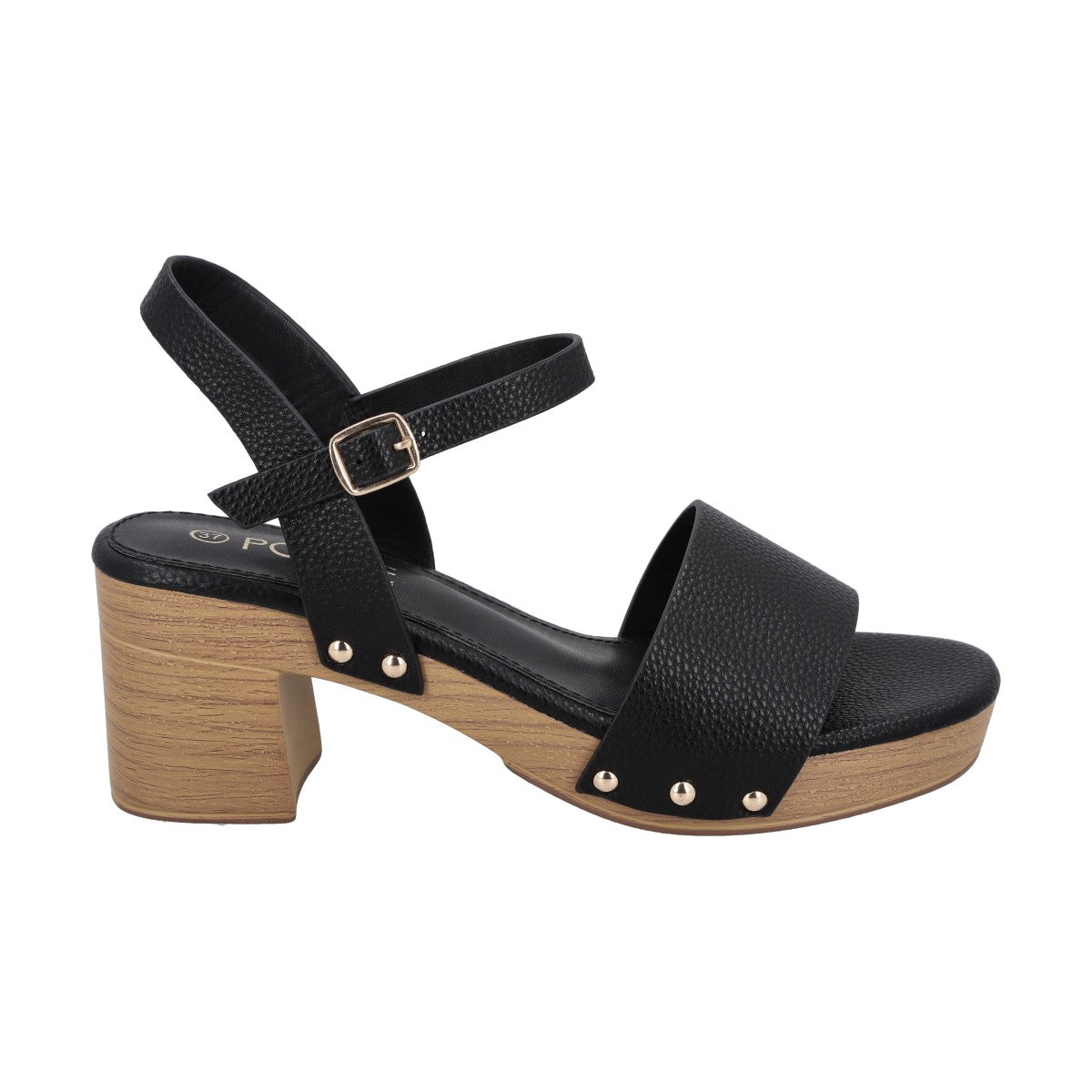 Sandalia Mujer Negro Verona Police