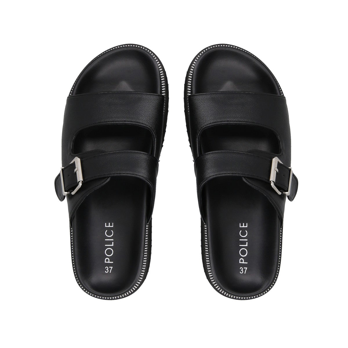 Sandalia Mujer Negro Tezza Police