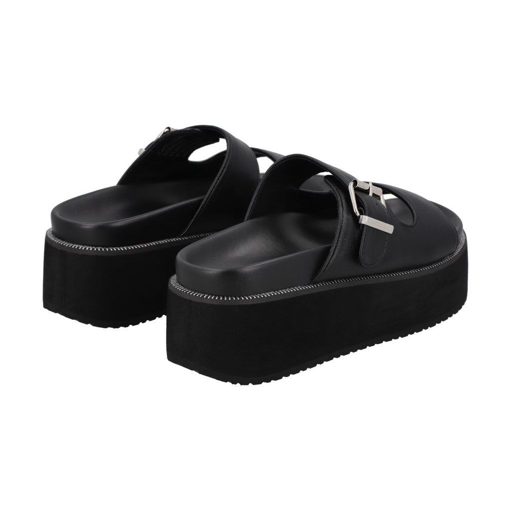 Sandalia Mujer Negro Tezza Police