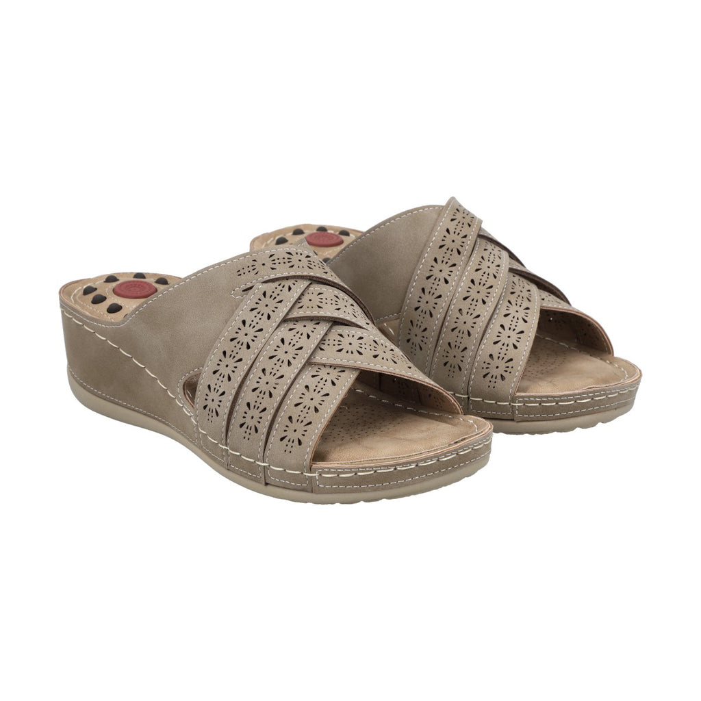 Sandalia Mujer Taupe Tamara Police