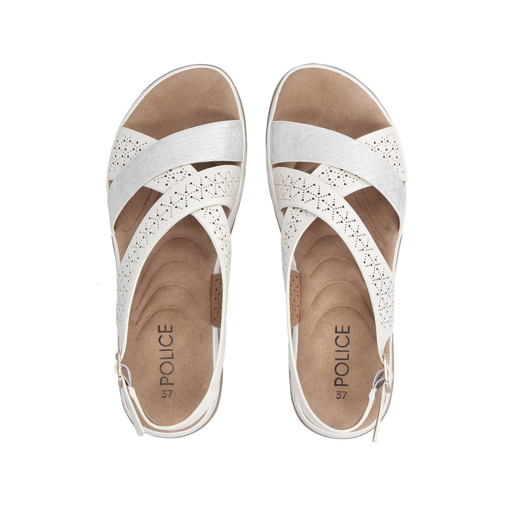 Sandalia Mujer Blanco Yoselin Police