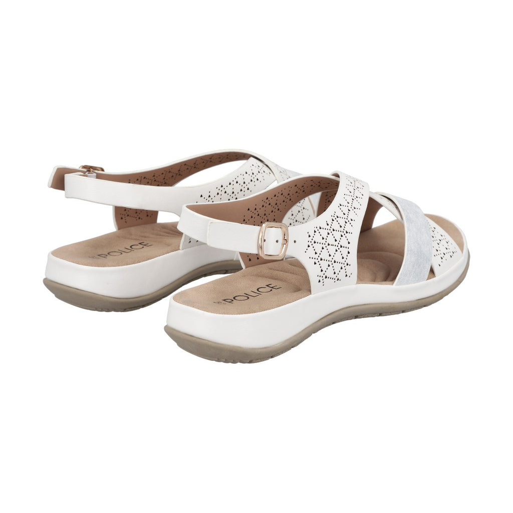 Sandalia Mujer Blanco Yoselin Police