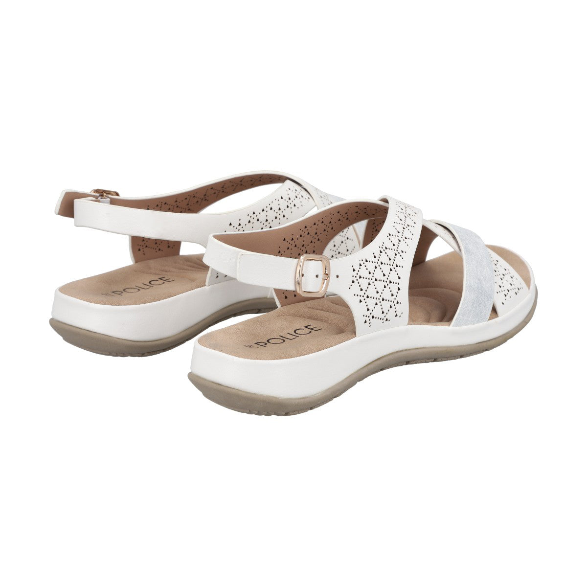 Sandalia Mujer Blanco Yoselin Police