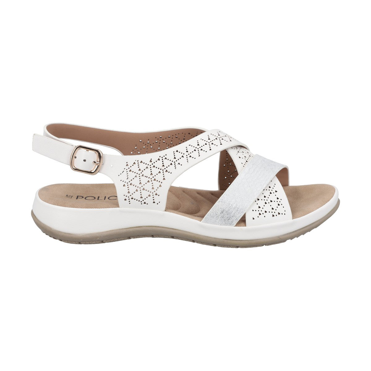 Sandalia Mujer Blanco Yoselin Police
