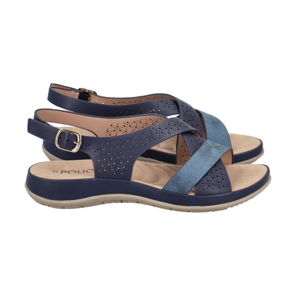 Sandalia Mujer Azul Catalina Police
