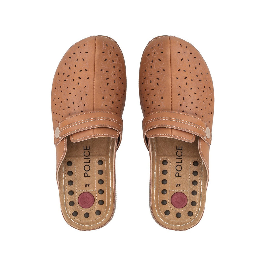 Sandalia Mujer Caramelo Martina Police