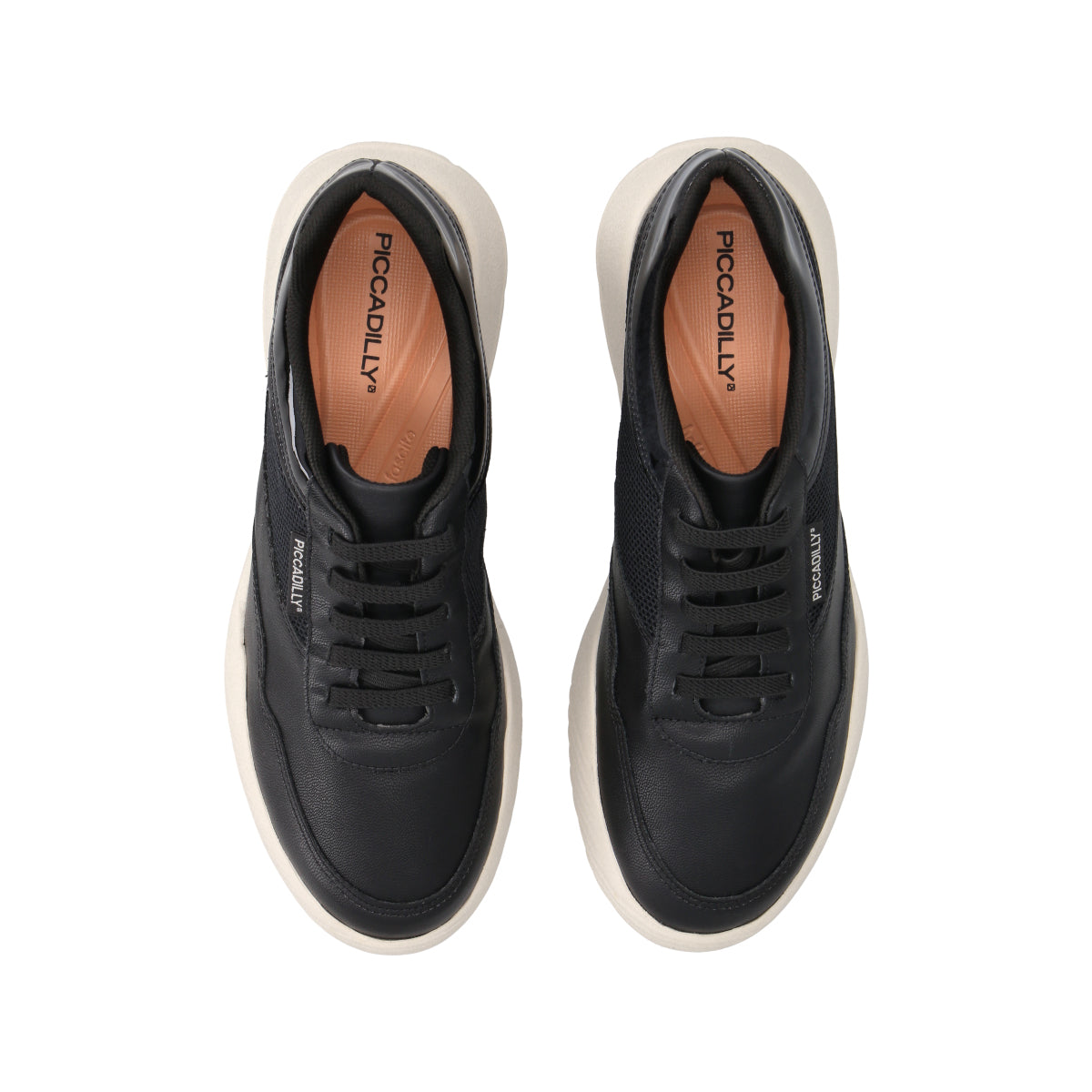 Zapatilla Fascitis Negro/Crema Piccadilly