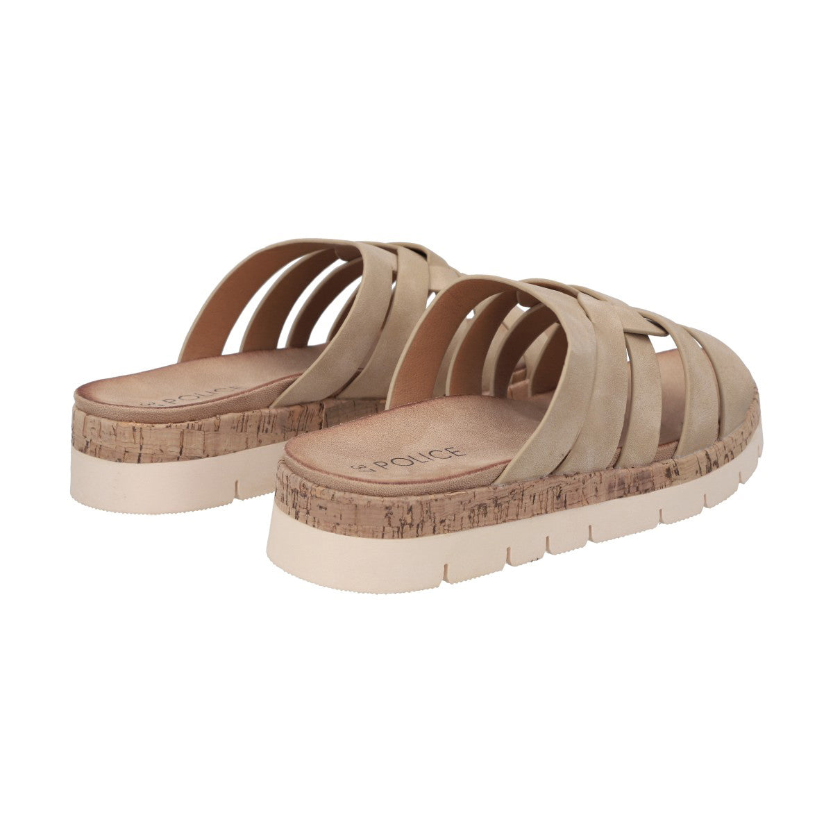 Sandalia Mujer Camel Valentina Police