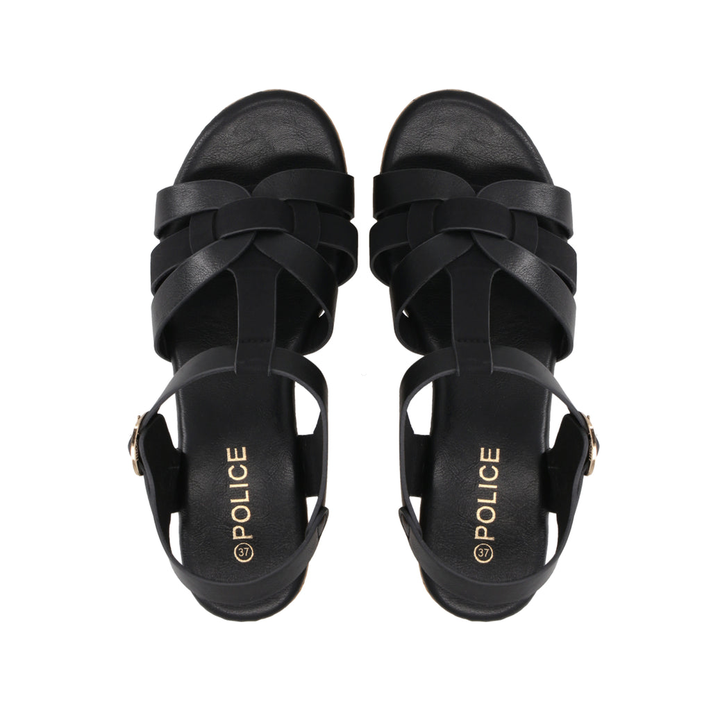 Sandalia Mujer Negro Olivia Police