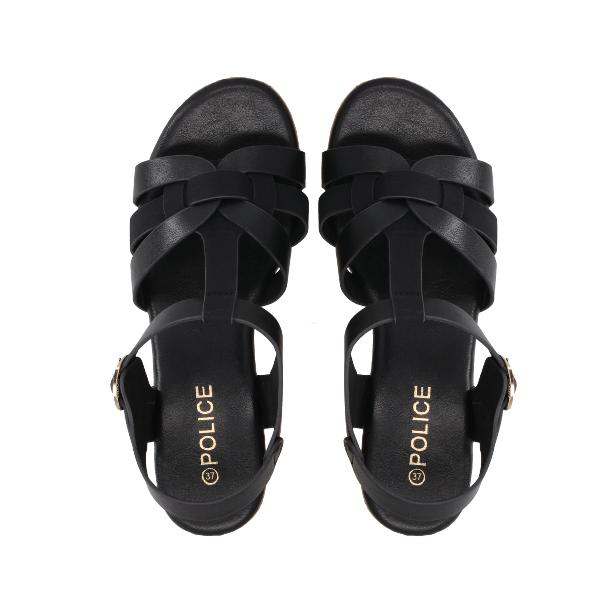 Sandalia Mujer Negro Olivia Police