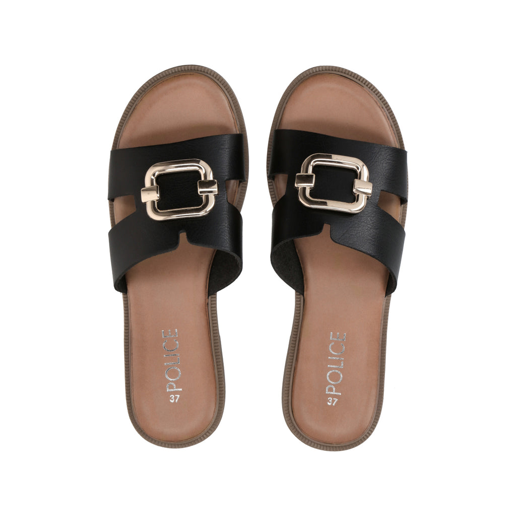 Sandalia Mujer Negro Sienna Police