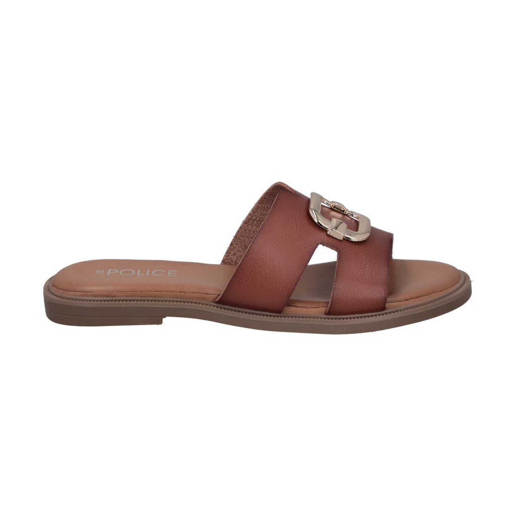 Sandalia Mujer Camel Sienna Police