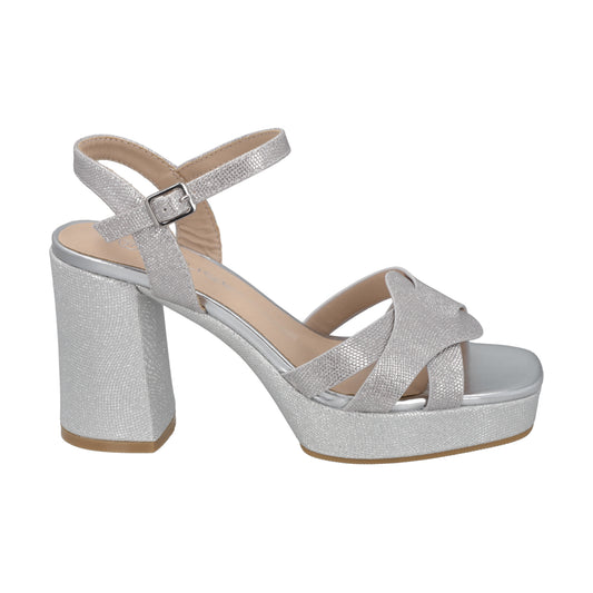 Sandalia Mujer Plata/Snake Nila Police