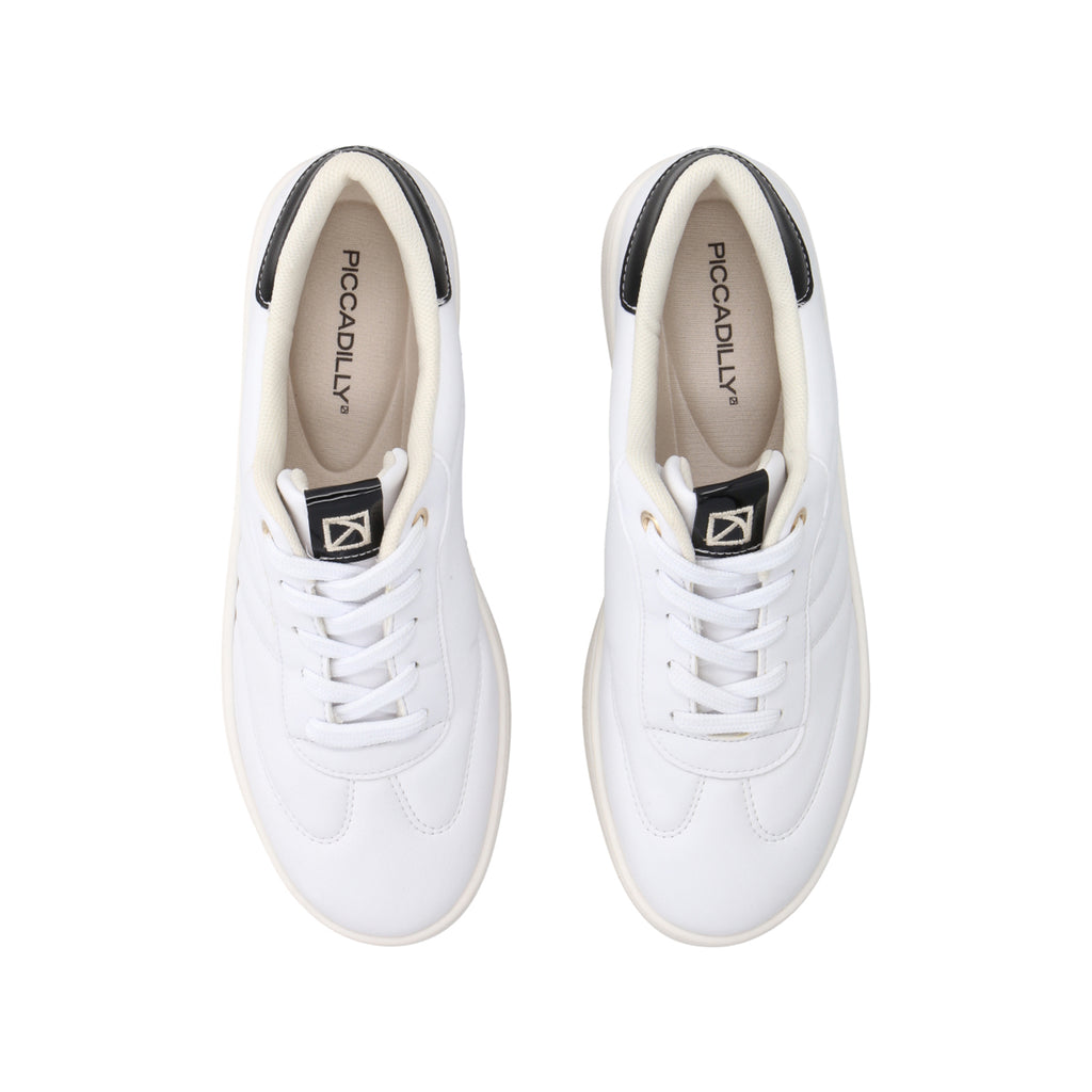 Zapatilla Mujer Blanco/Negro Beta 664 Piccadilly