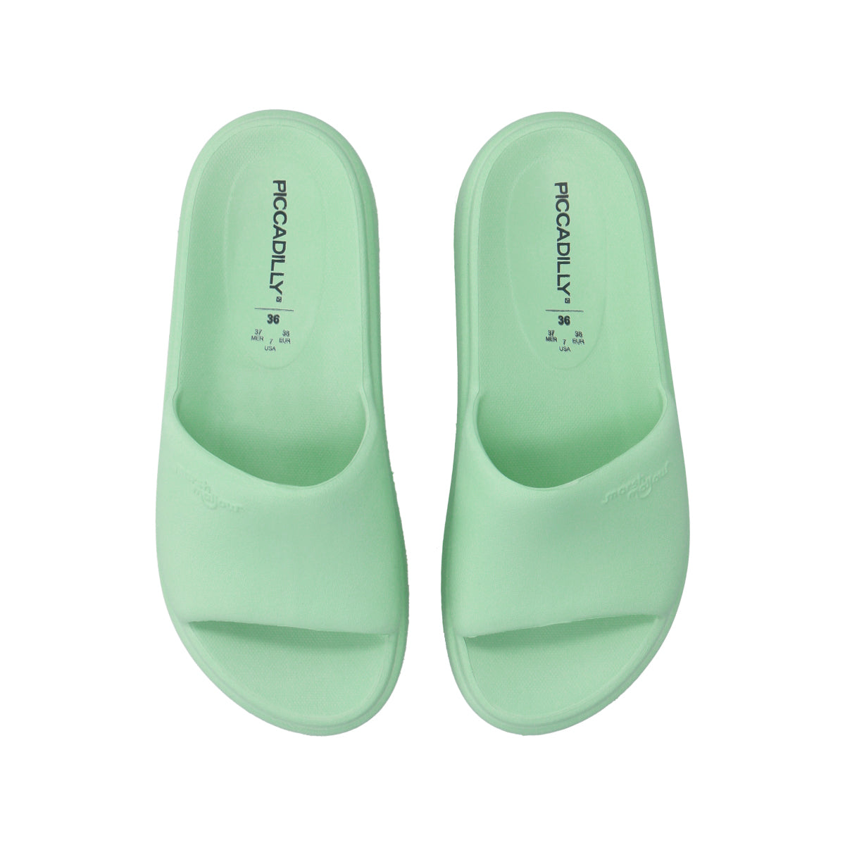 Sandalia Marshmallow 789 Verde Agua Piccadilly