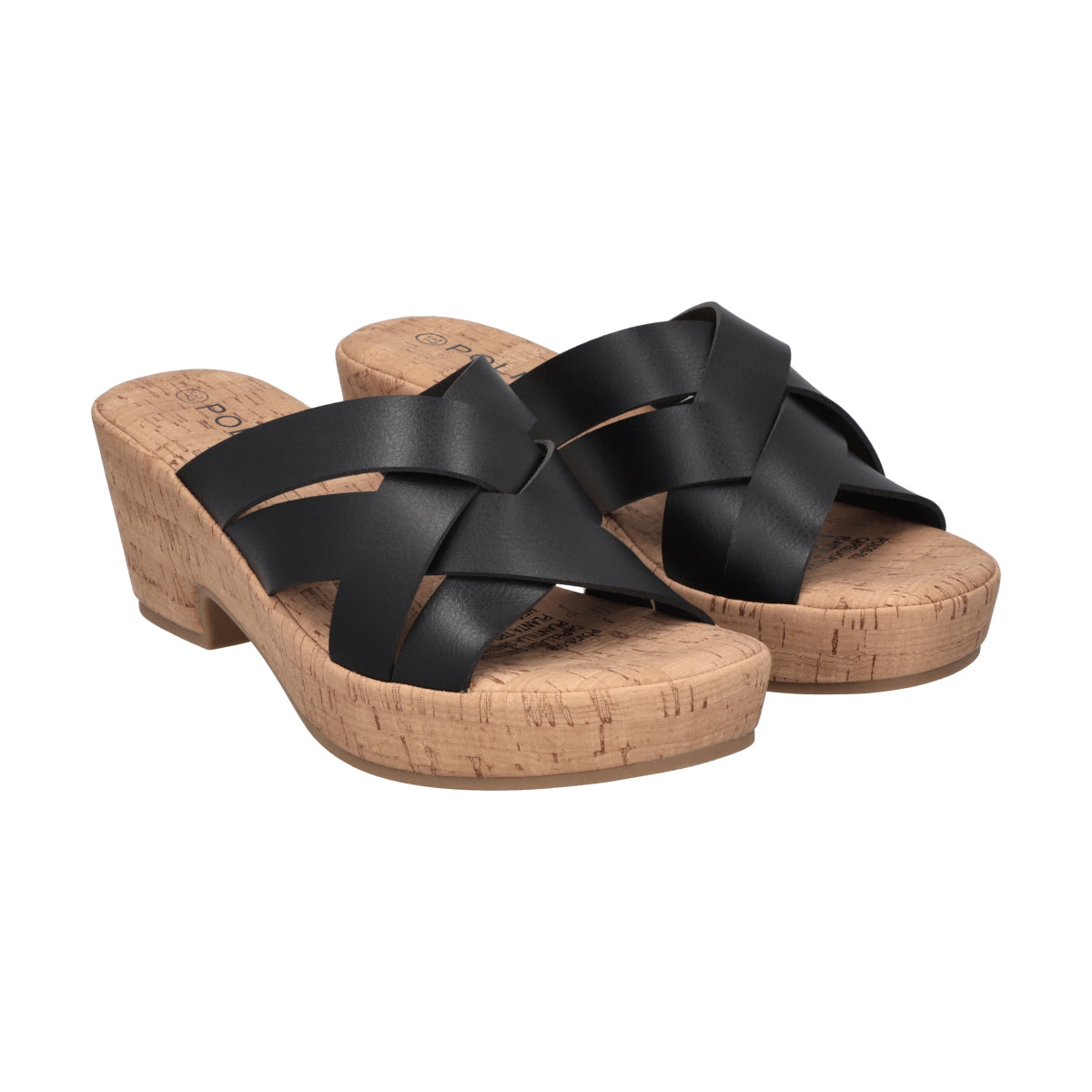 Sandalia Mujer Negro Alma Police