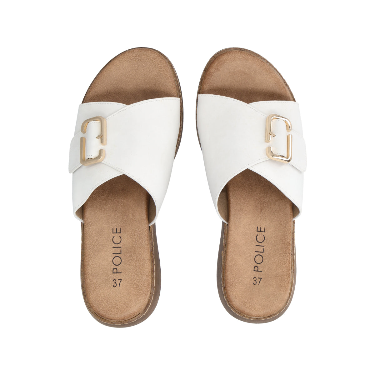 Sandalia Mujer Blanco Mila Police