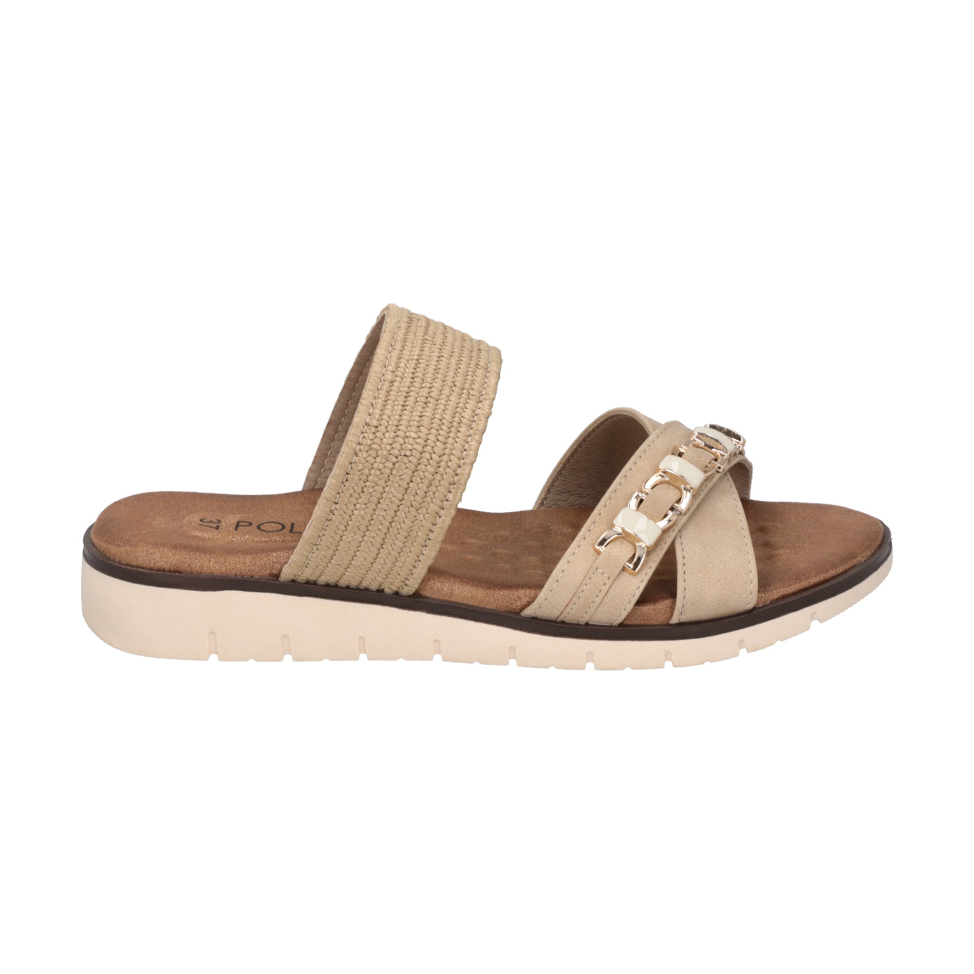 Sandalia Mujer Beige Dakota Police